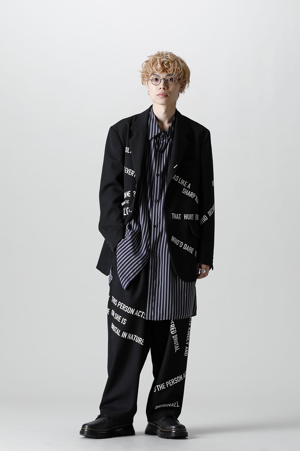 Message jacket with Right side zipper