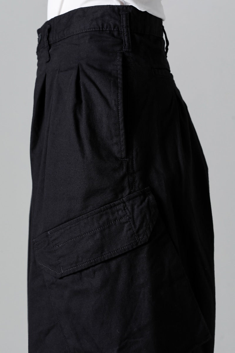 12 Tuck Work Pants Black