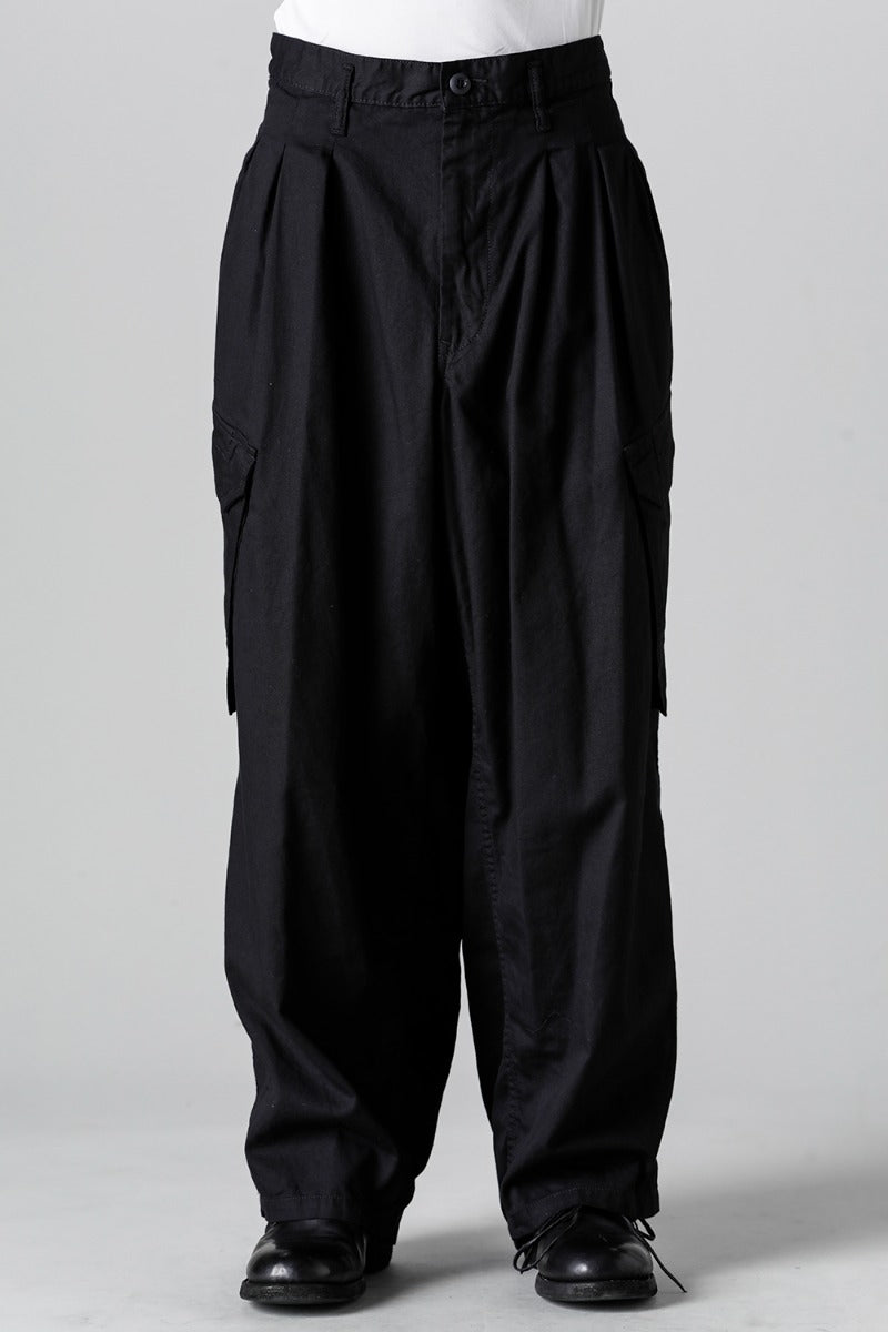 12 Tuck Work Pants Black