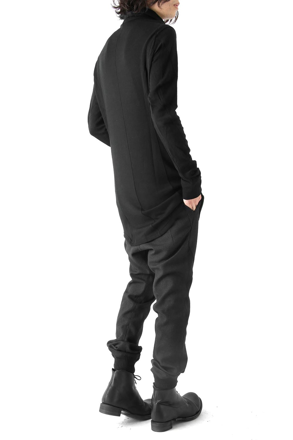 High Neck Long Sleeve Wool & Rayon