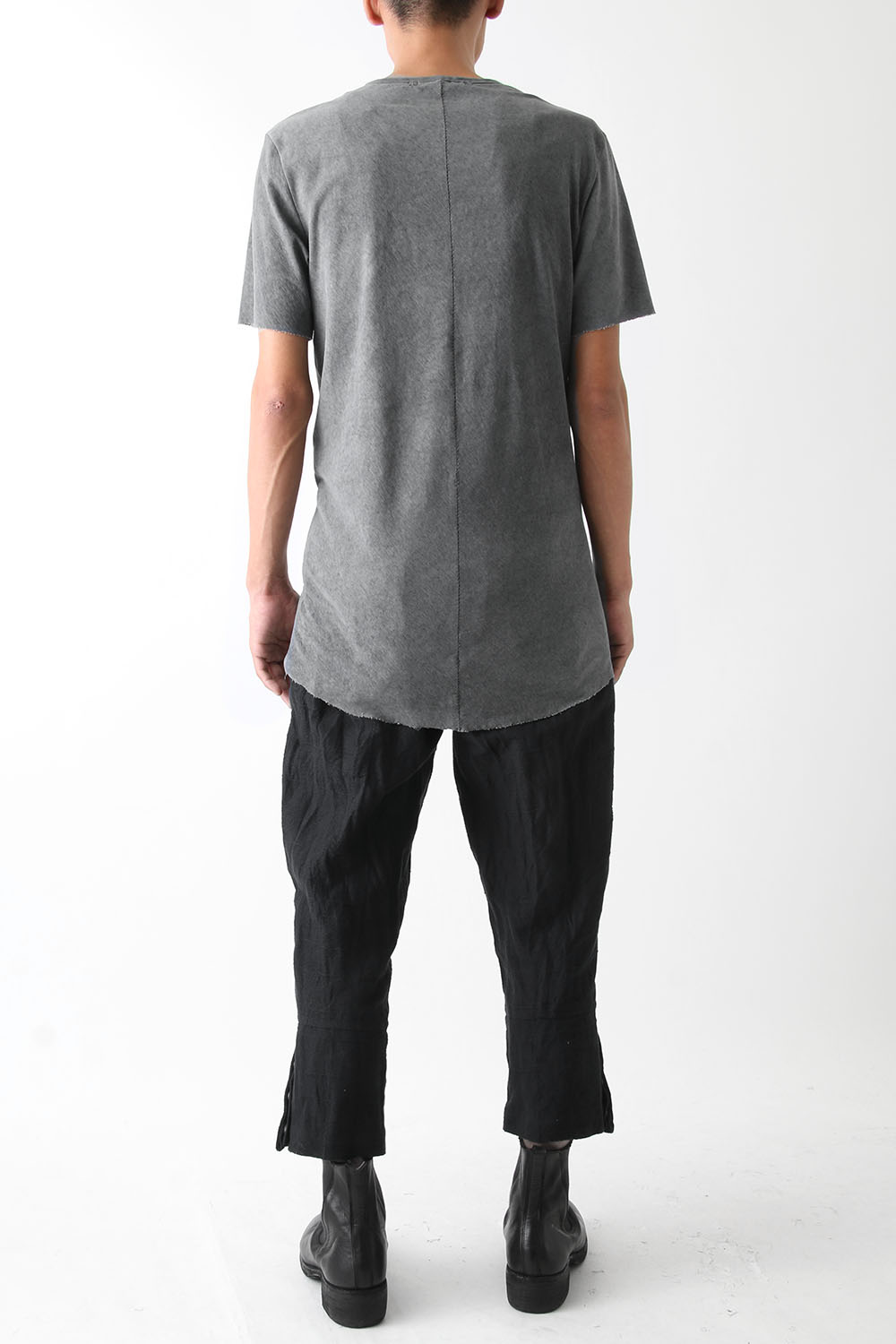 Jacquard Tapered Cropped Pants