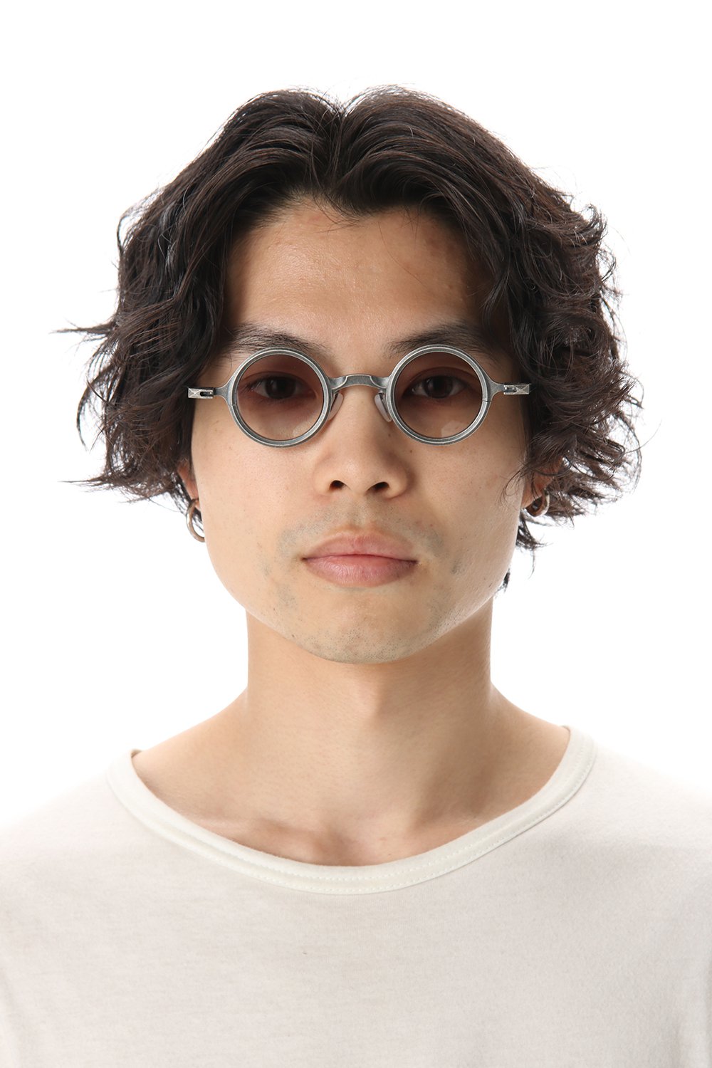 ZIGGY CHEN x RIGARDS Sterling Silver Frame Round sunglasses