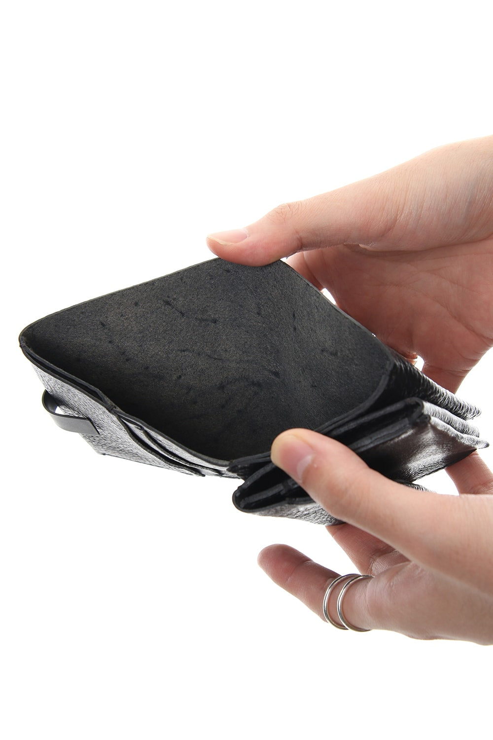 Minimal folded wallet - io-07-014A Black