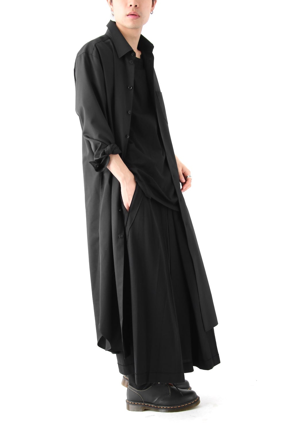Long Shirt Dress Double Serge