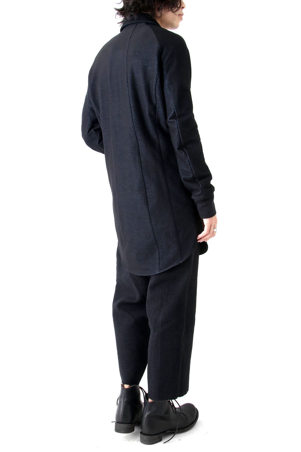 Cropped Pants Wool Stripe