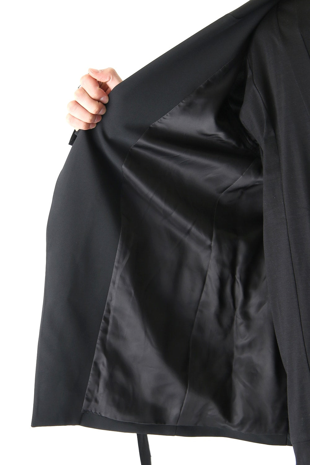ジョーゼットストレッチ BELTED JACKET