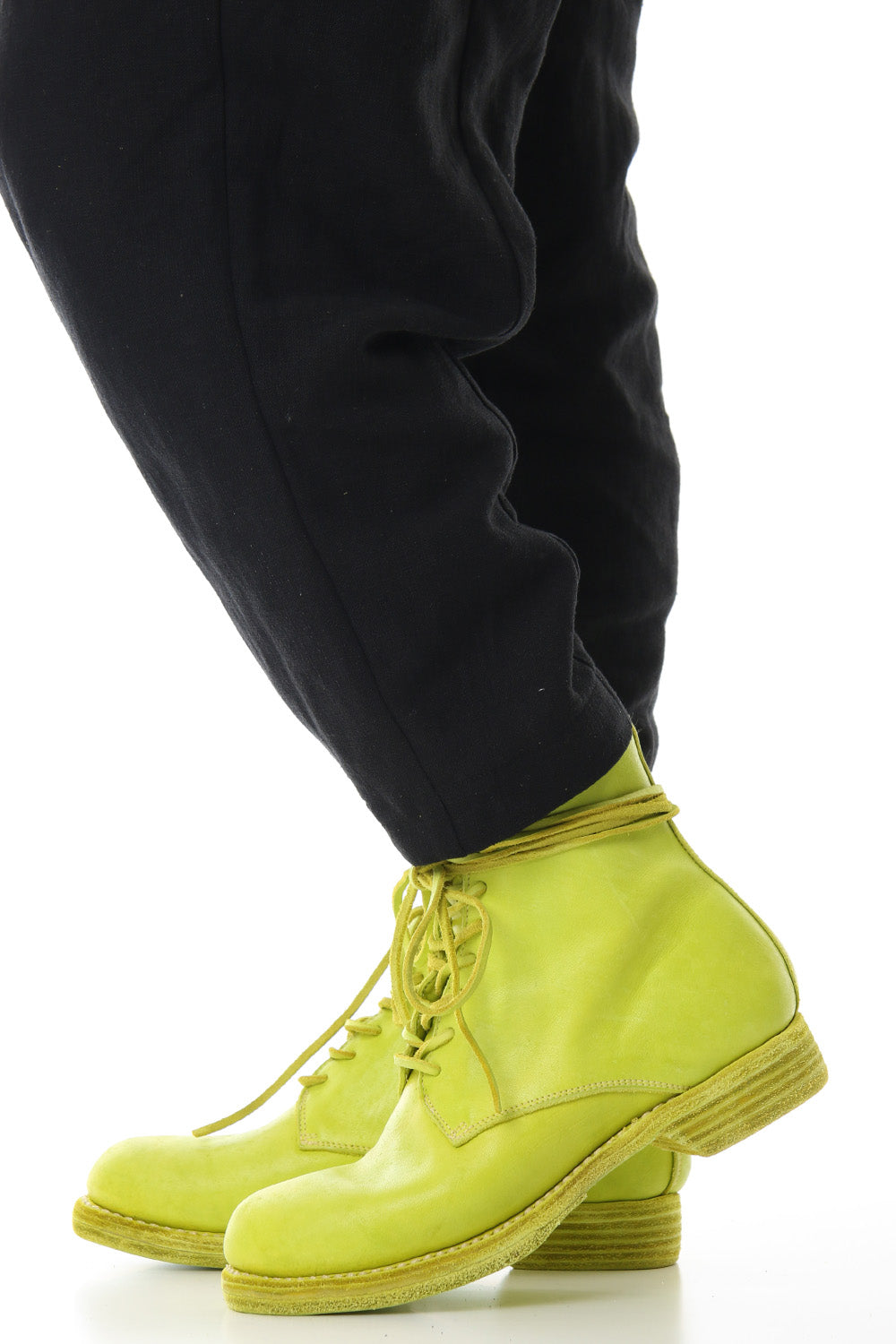 Military Lace Up Boots - Horse Full Grain Leather - CO47T