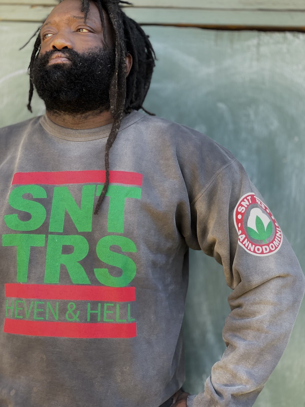 ©SAINT M×××××× × DENIM TEARS "SAINT TEARS" Sweat shirt