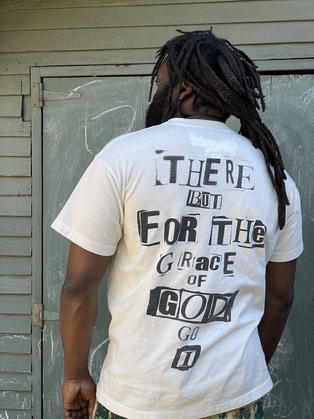 ©SAINT M×××××× × DENIM TEARS DBL Jesus Short sleeve T-shirt