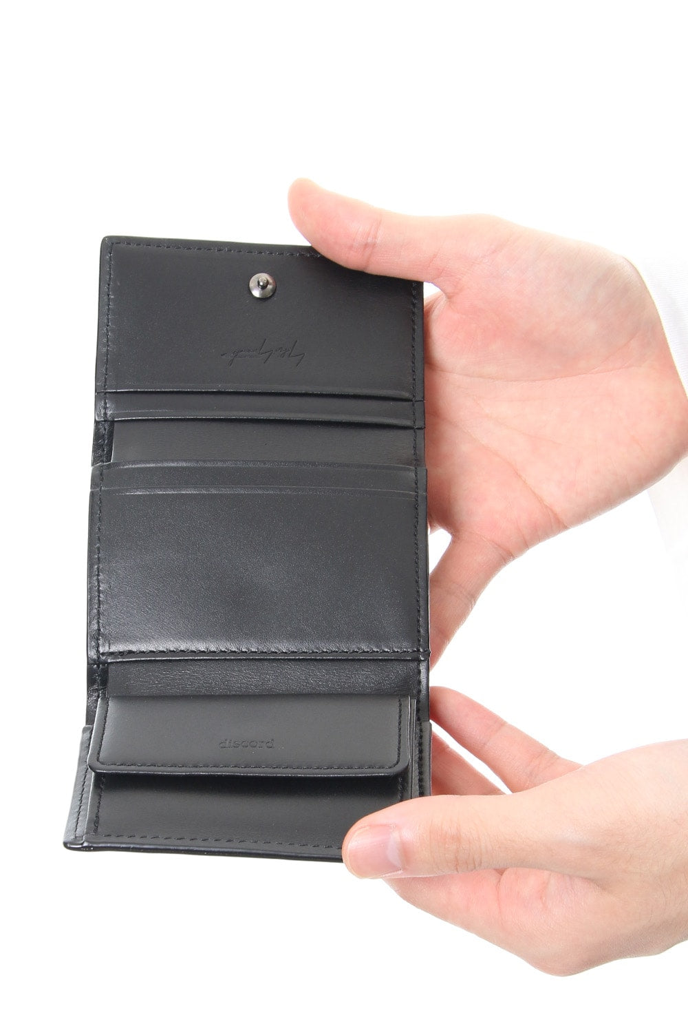 Gloss smooth leather Tri-fold wallet S - DV-A04-701