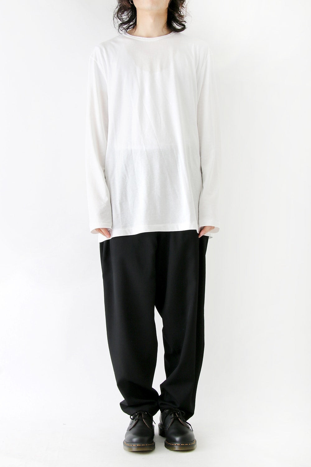 Wrinkle Garbardine Removable Skirt Pants