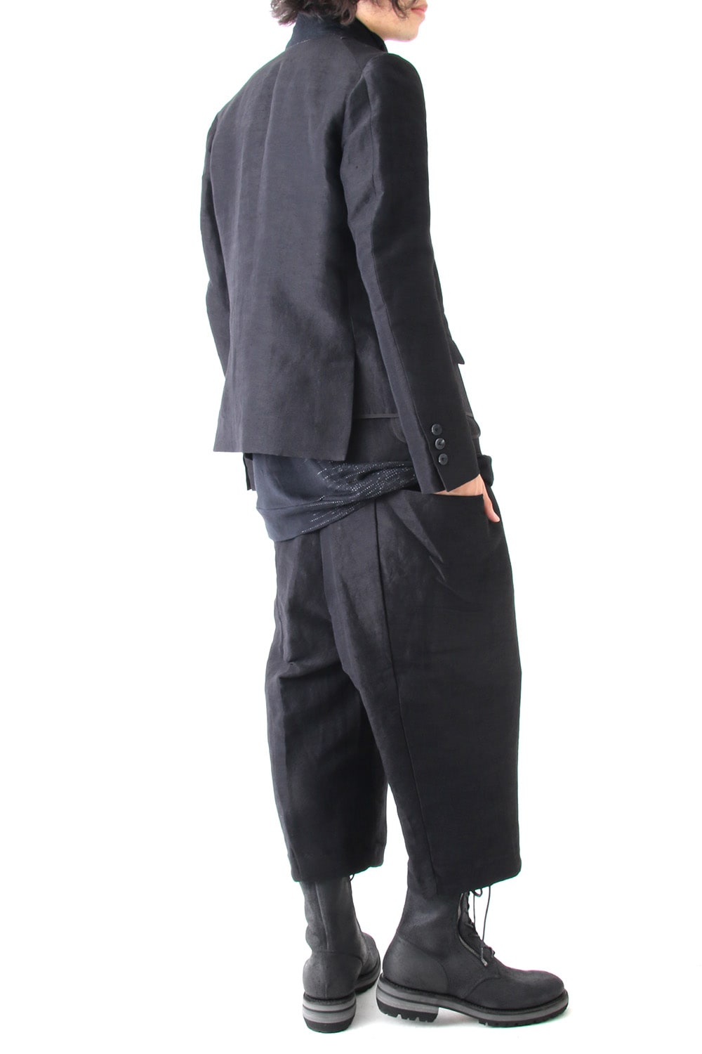 Linen Nylon Gabadine Jacket