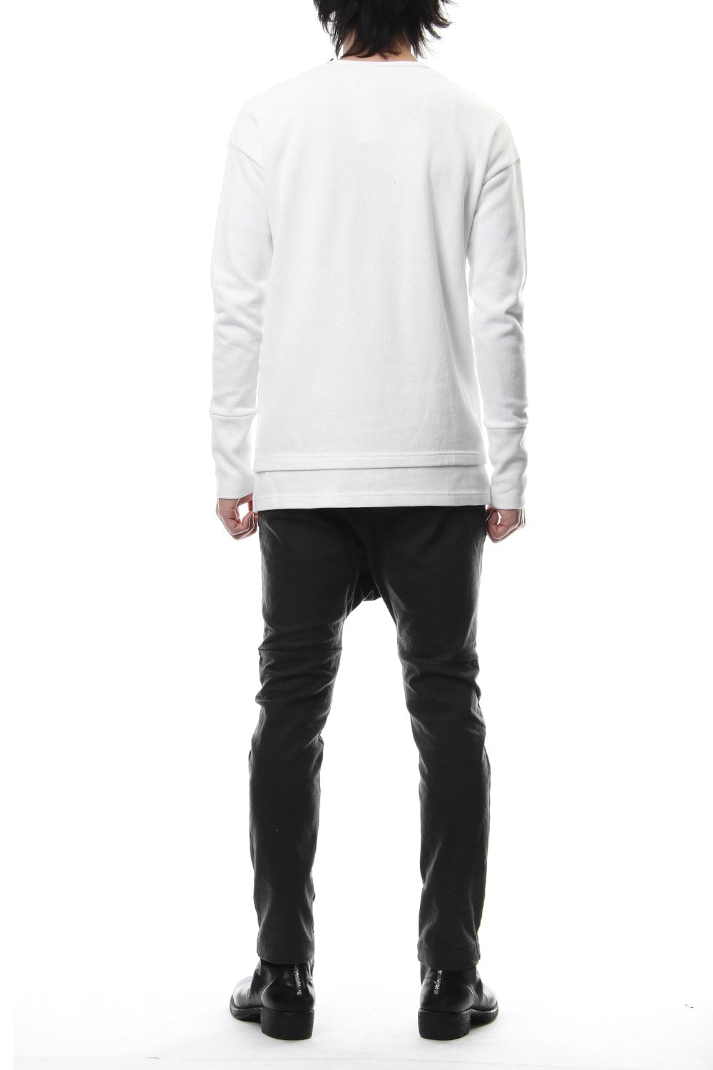 Double Face Layered L/S RB-010 White