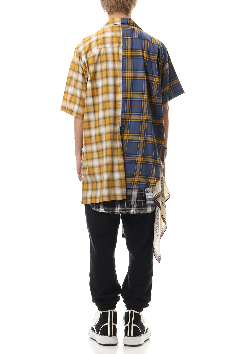 Mix Pattern H/S Shirts Yellow