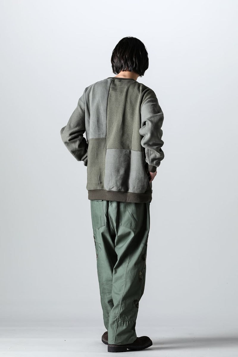 Military Reverse Sweat Khaki