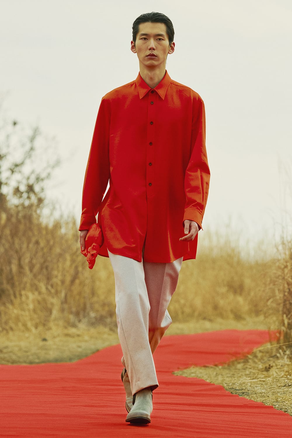 Middle Length Shirt Black