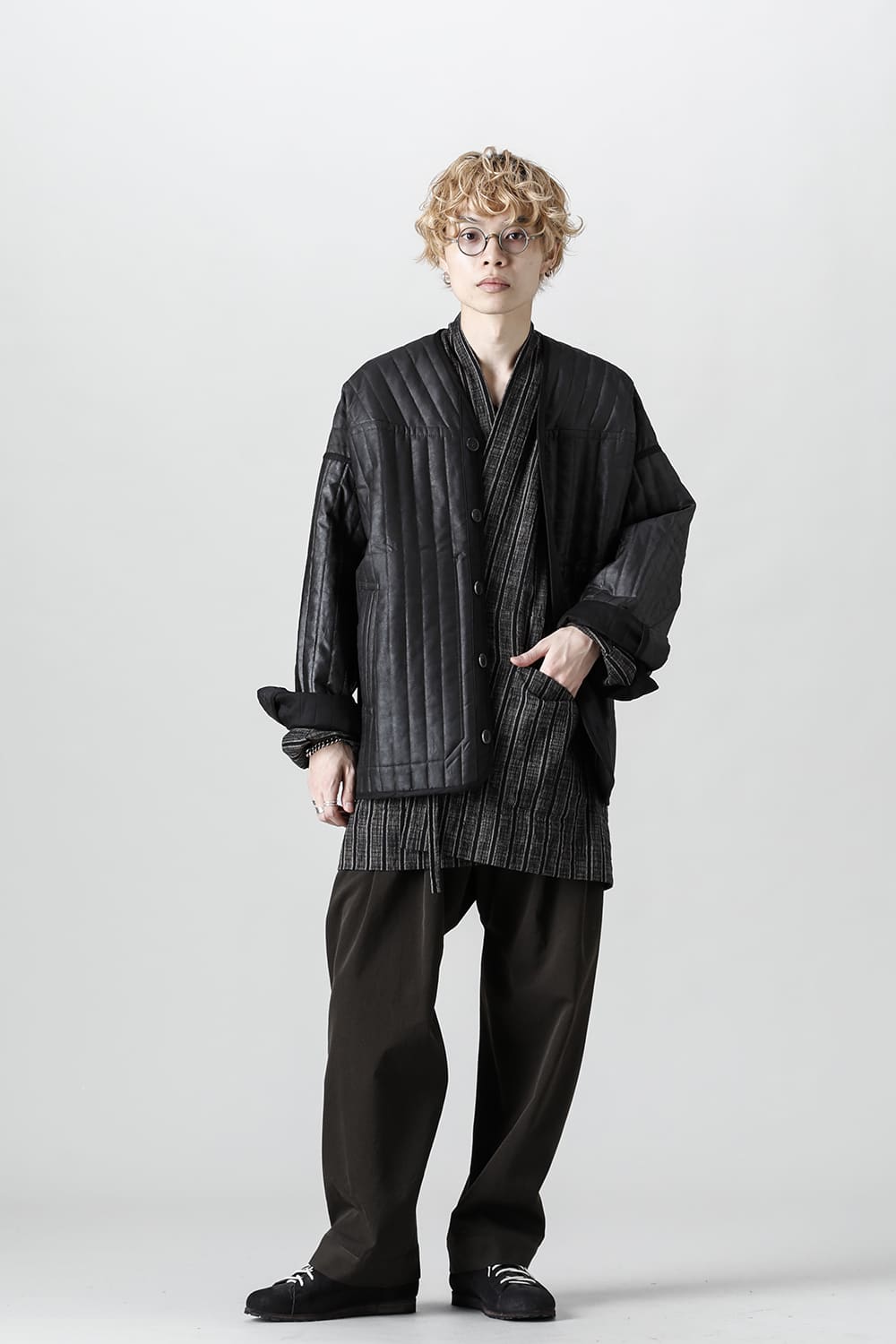 JACKET #44 PADDED MUD SILK