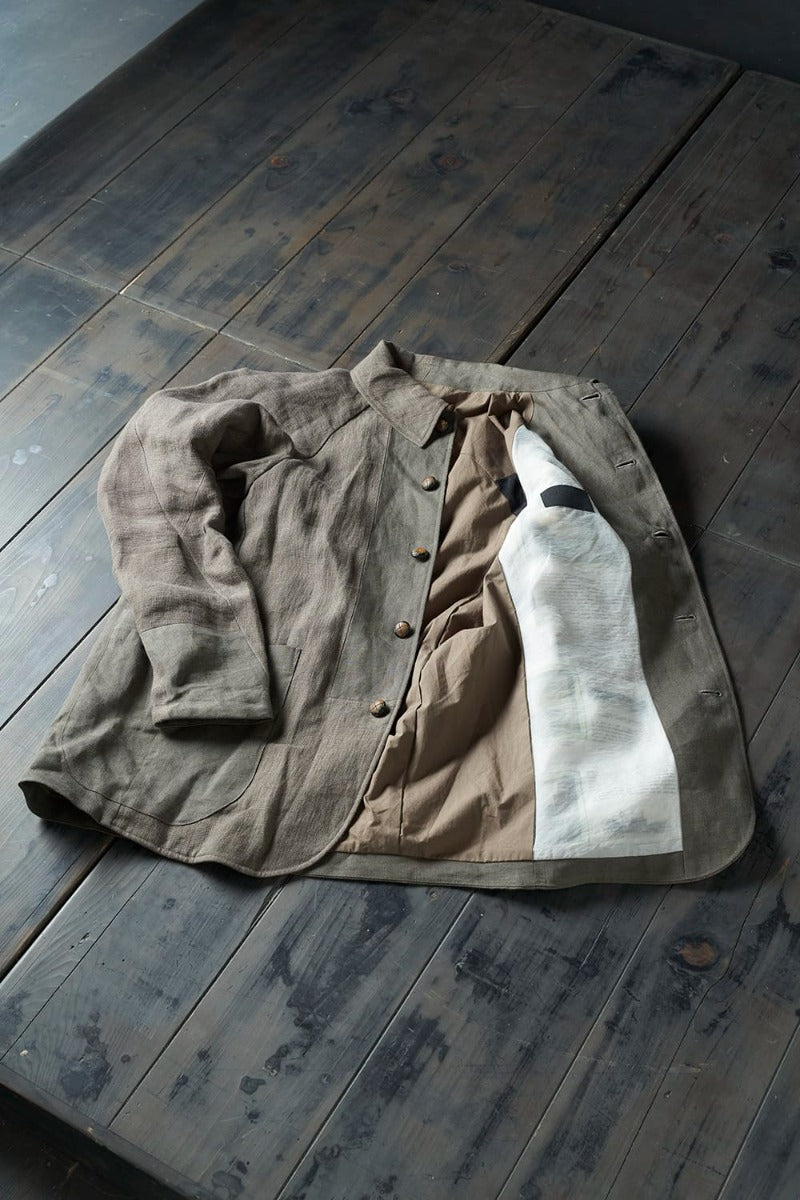 ジャケット リネンコンビネーション