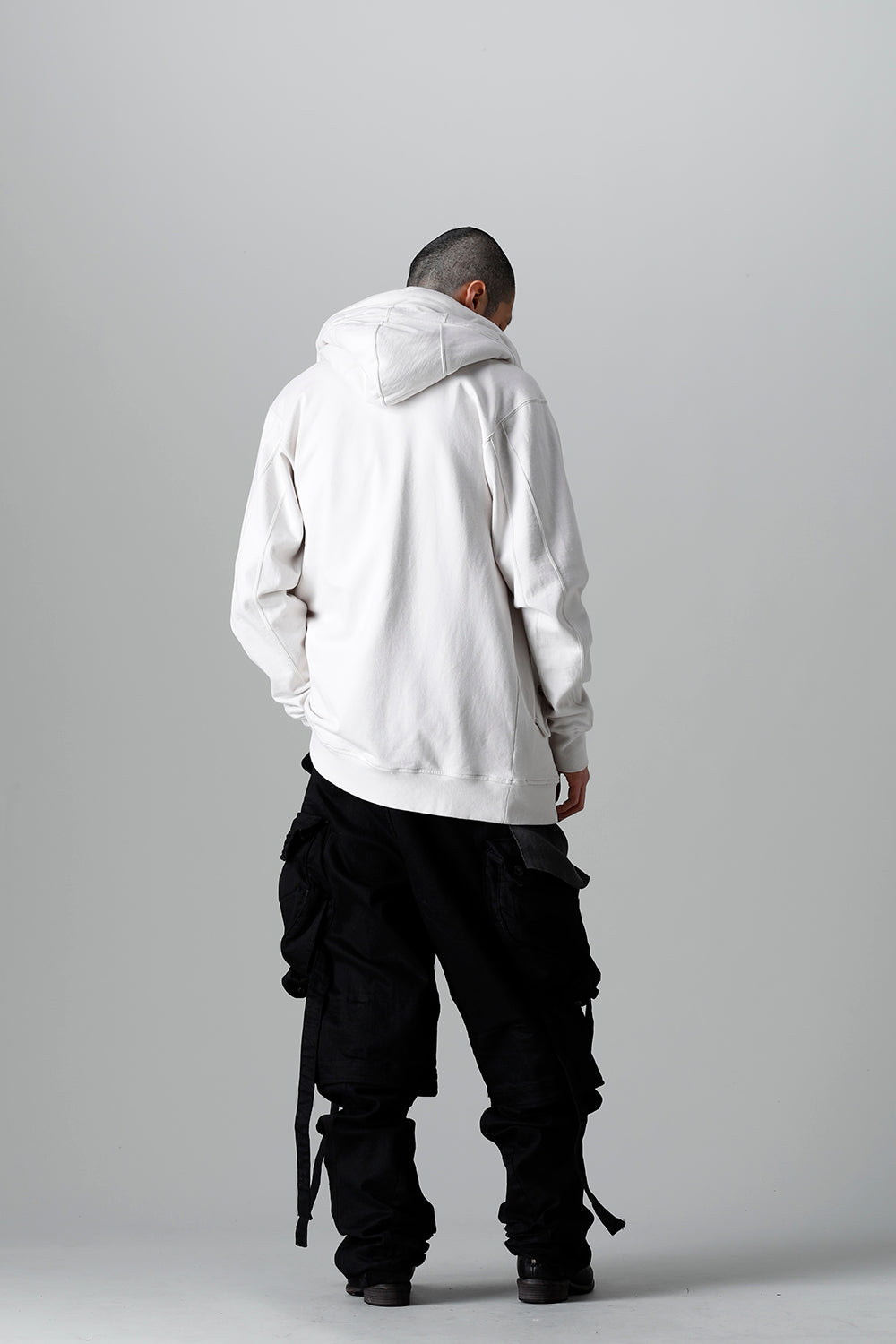 Front Zip Sweat Hoodie Plaster
