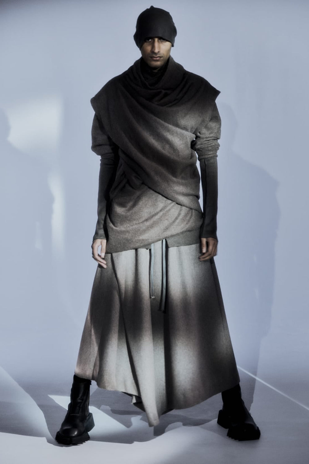 Hakama Pants Angora Wool Cashmere Beaver