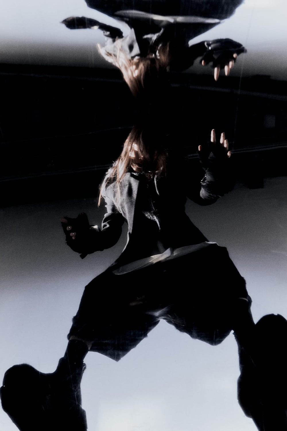 Lamb Skin / Cow Hair Sarouel pants