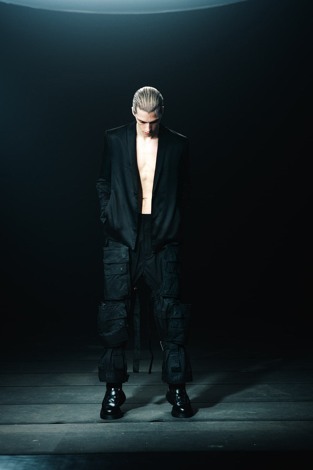 Cow Skin Boots Black