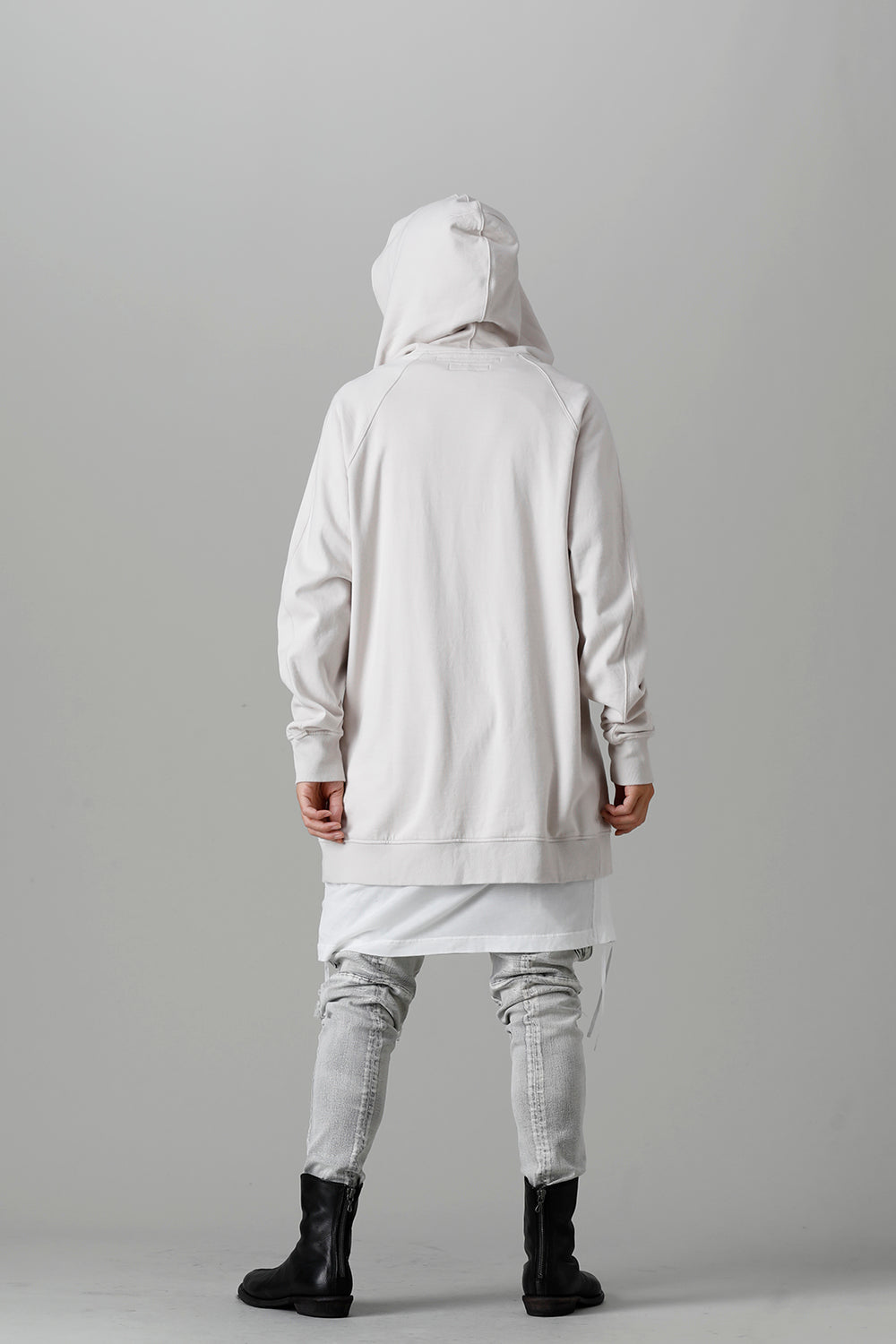 Front Zip Sweat Hoodie Plaster