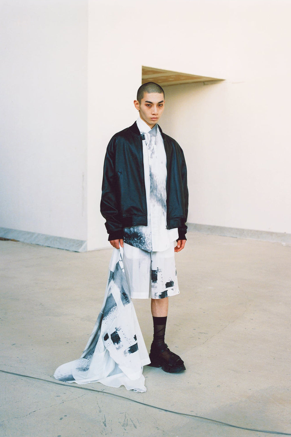 ‘DUSK’ Vintage Satin Blouson