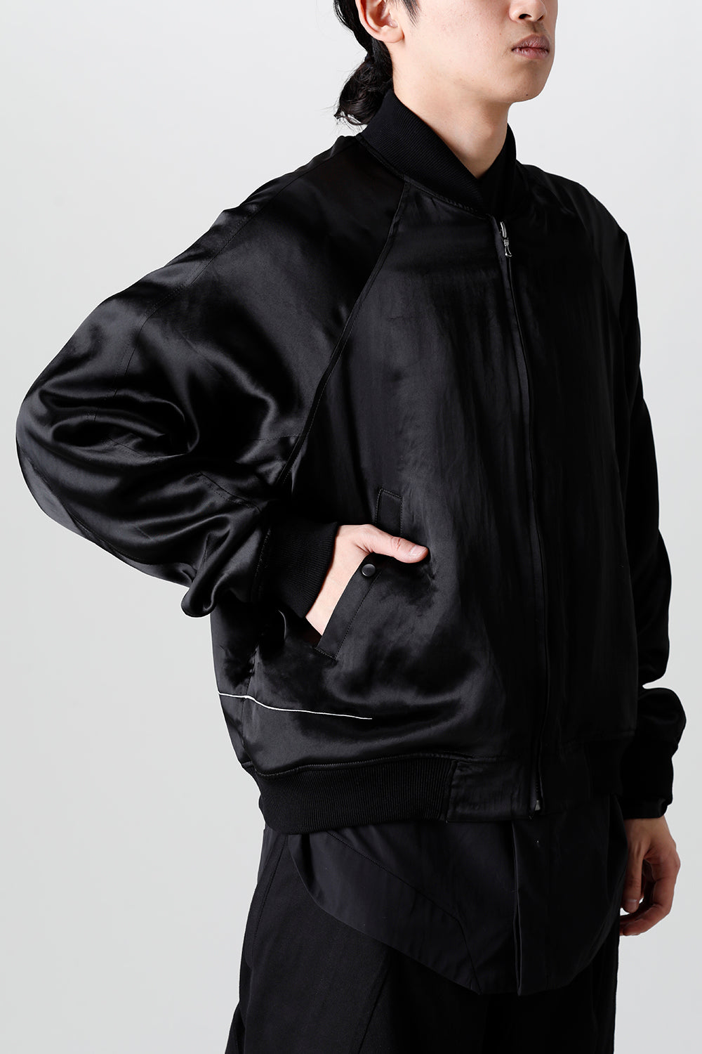 ‘DUSK’ Vintage Satin Blouson