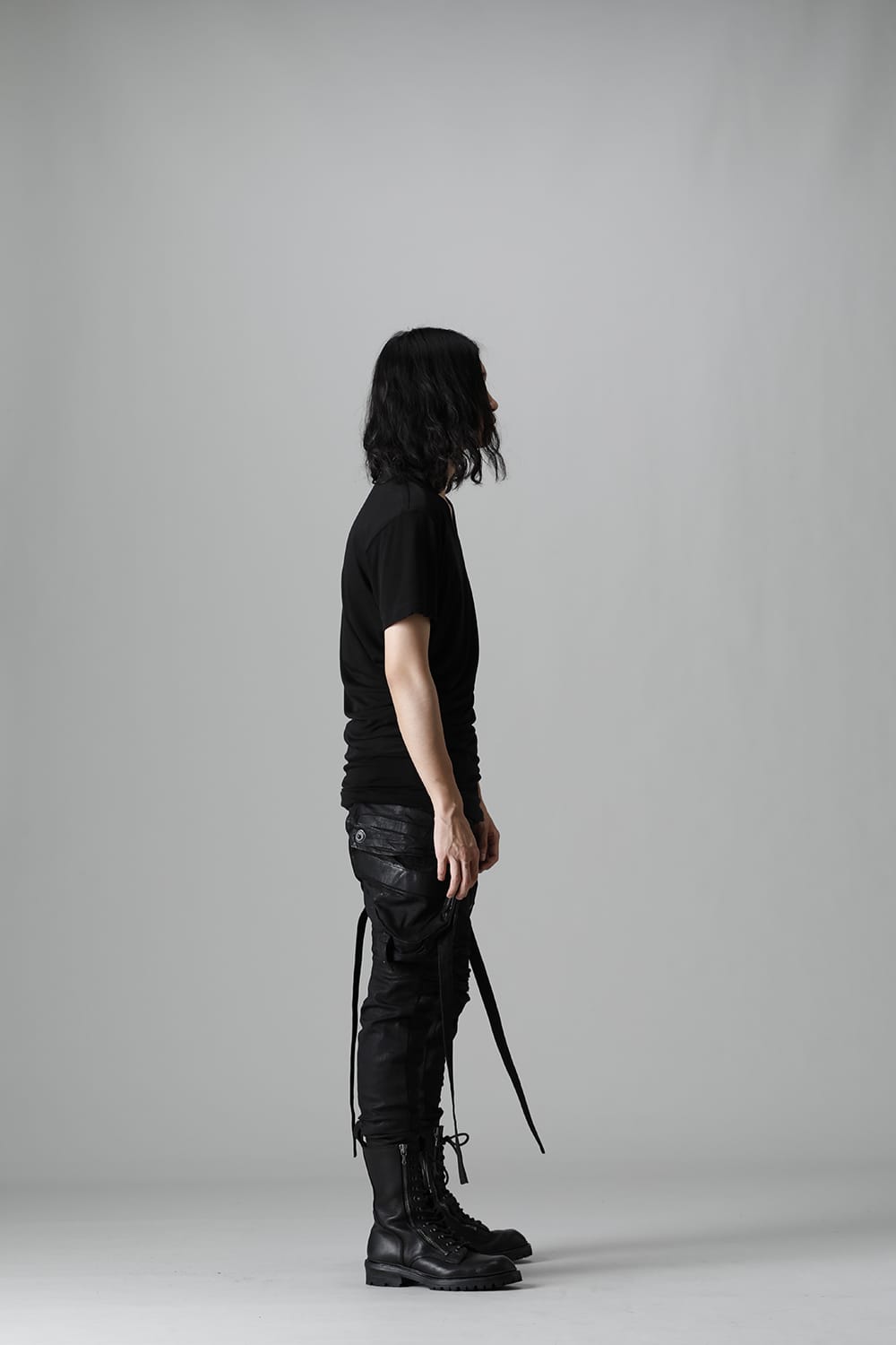 9Oz Stretch Denim Gas Mask Pants Black