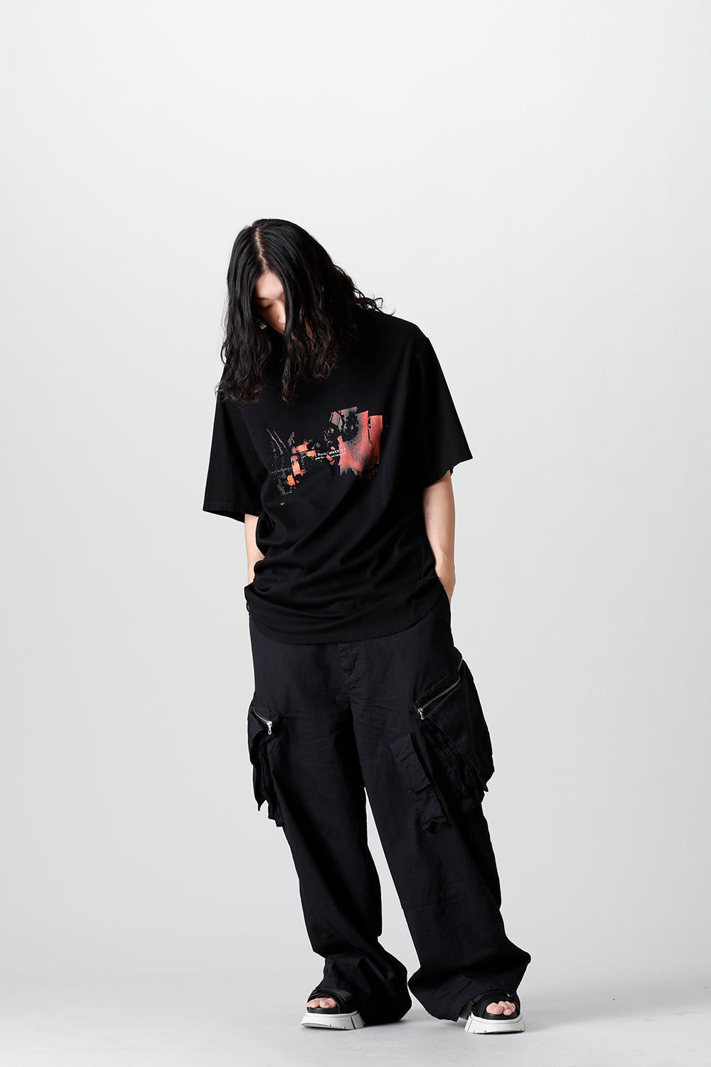 ‘DUSK’ Twist Tuck Short sleeve T-shirts