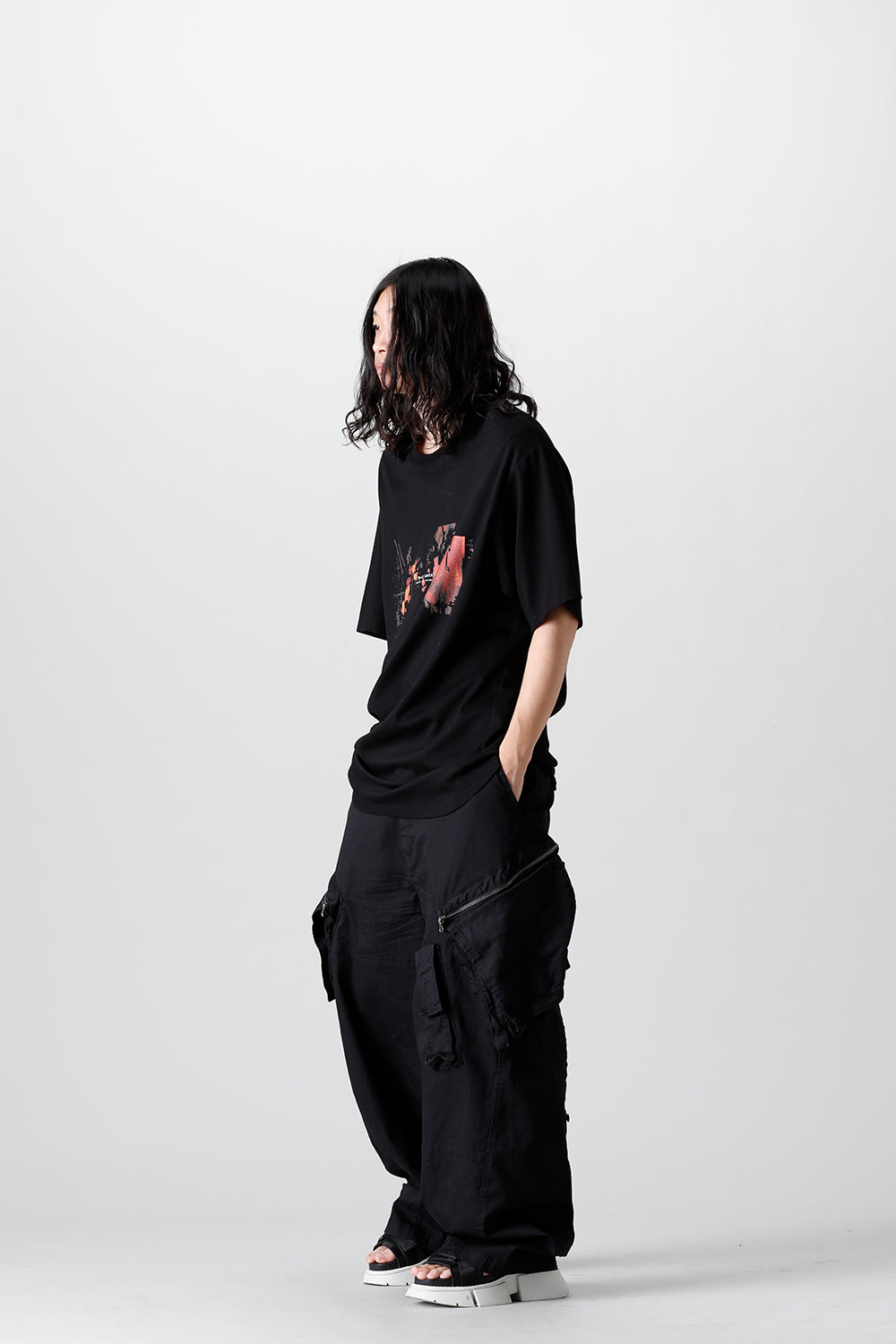 ‘DUSK’ Twist Tuck Short sleeve T-shirts