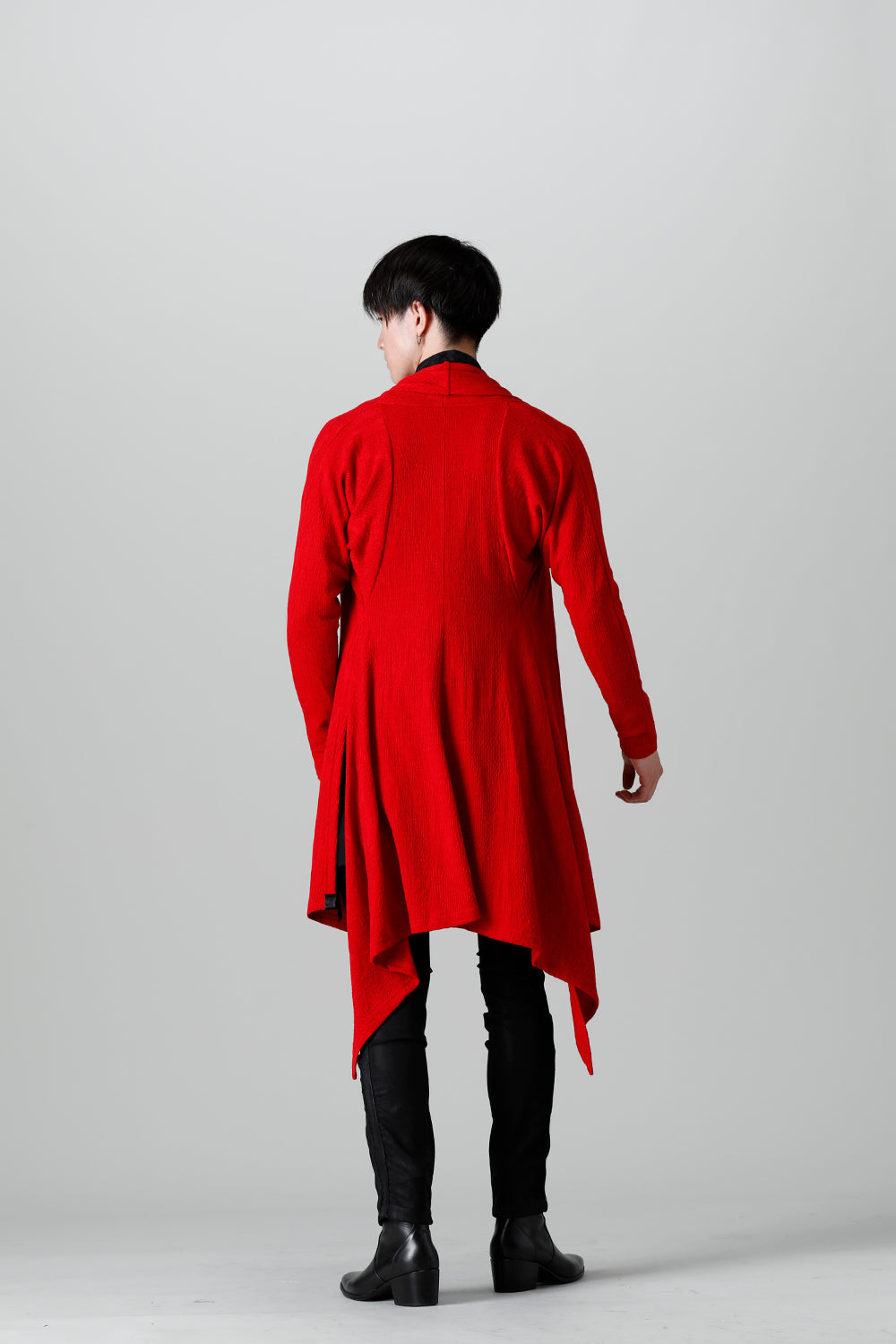 Python Jacquard Jersey Dolman Flare Cardigan