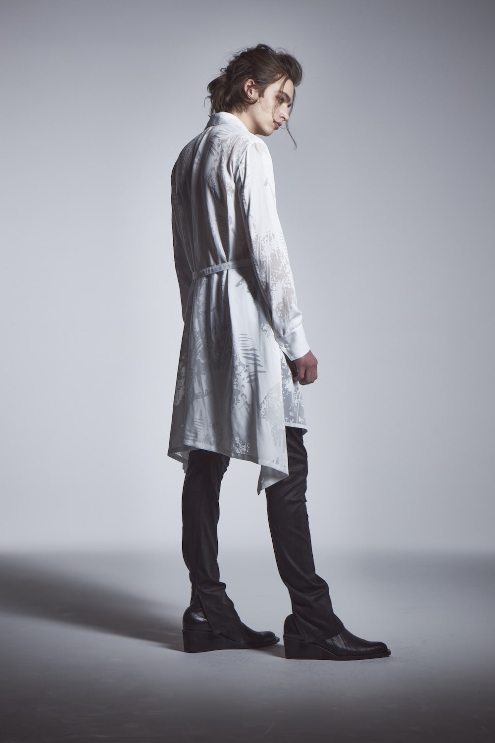 Frill Flaer Shirts White