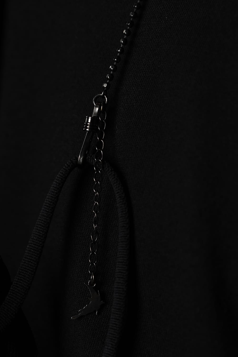 マスク チェーンホルダー ブラック