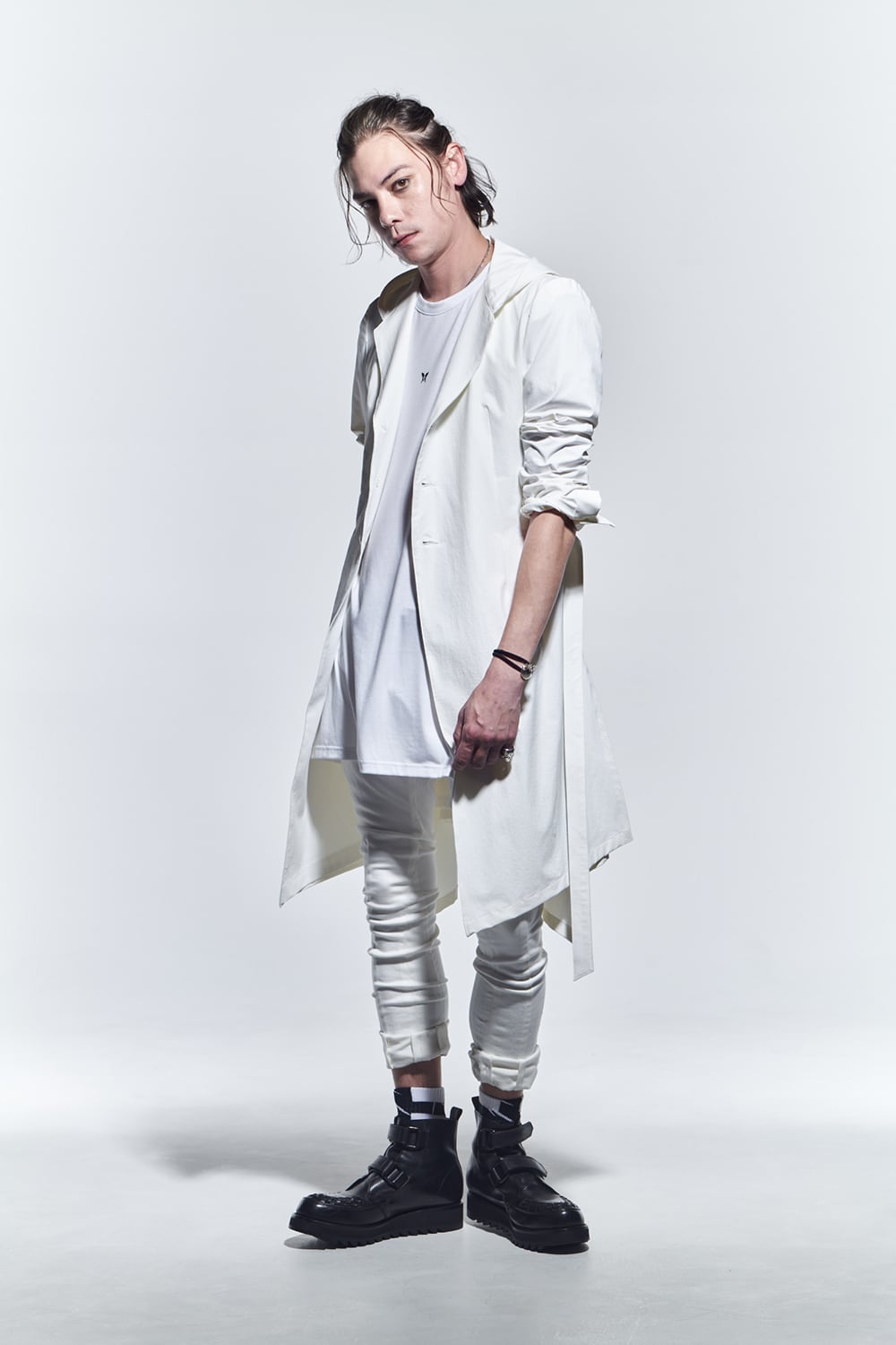 Drop Shoulder T-Shirts White