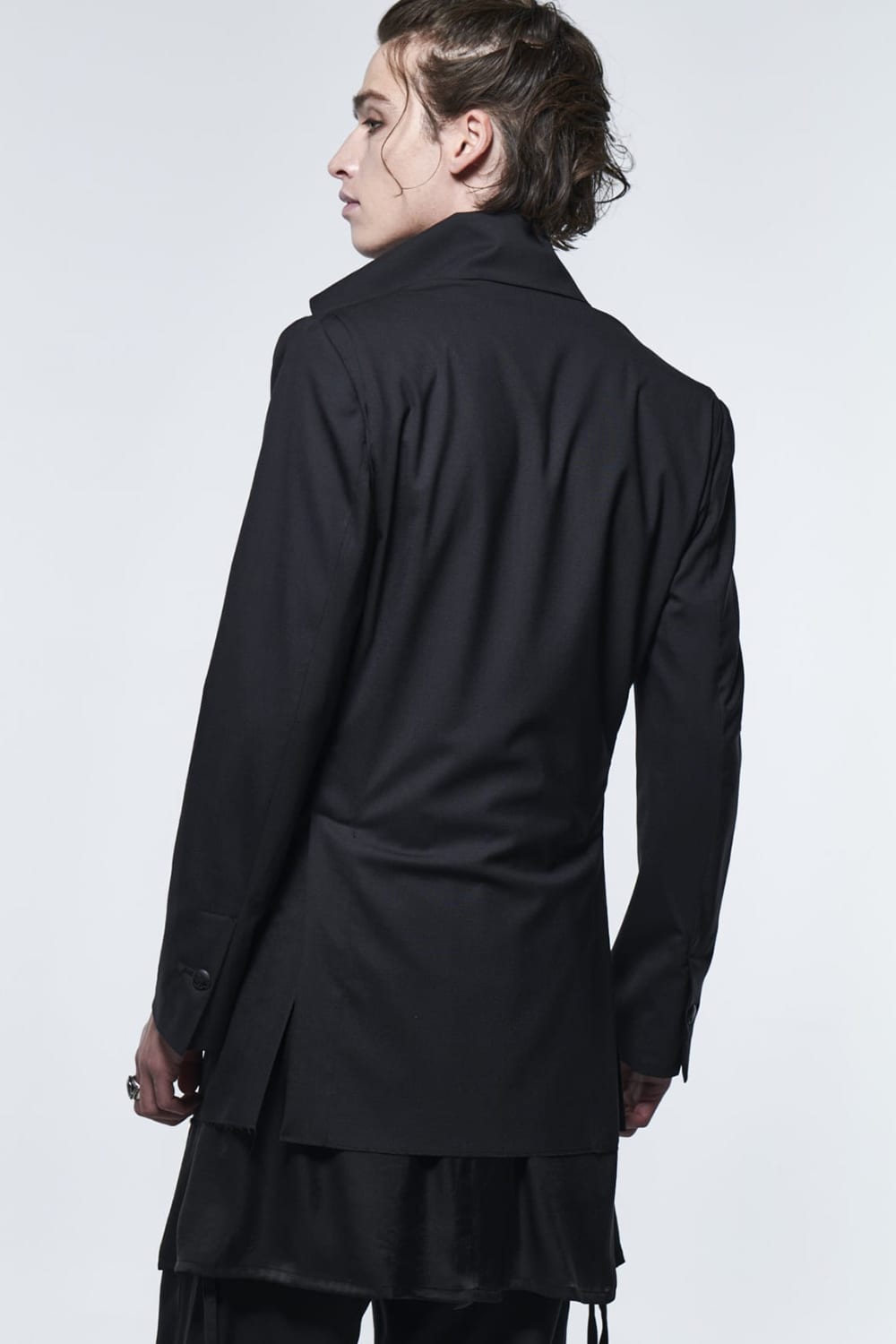 Flare Single Napoleon Jacket Black