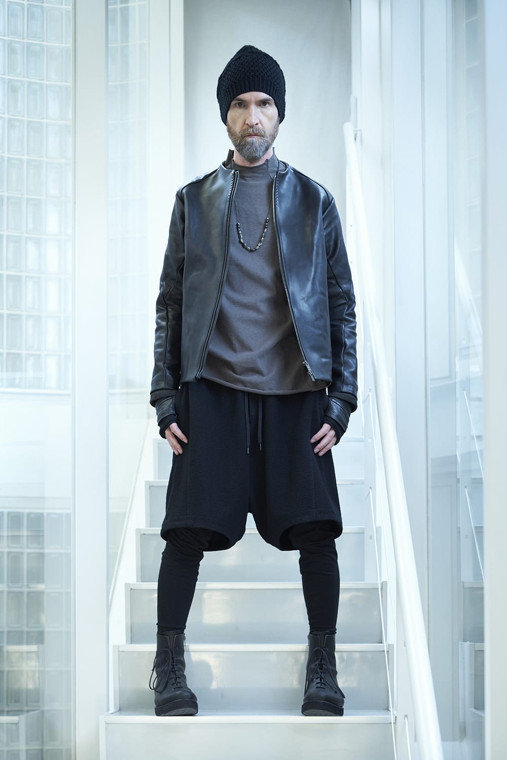 Leather Jacket GUIDI Baby Buffalo