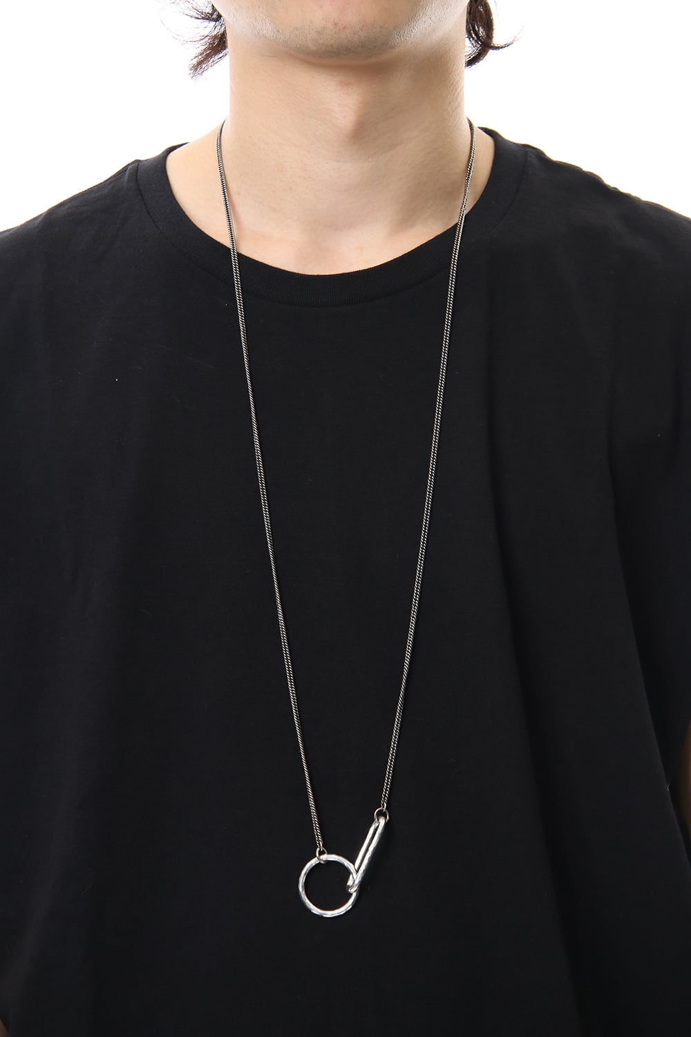 NECKLACE HAMMERED LINK