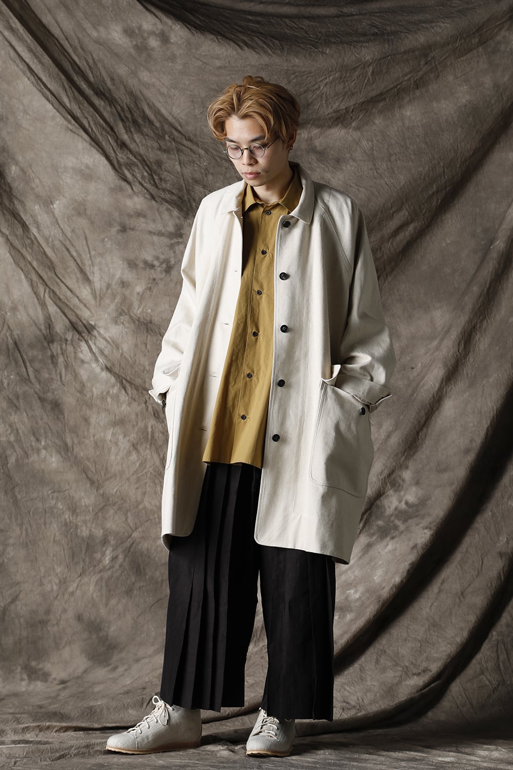 Cotton Linen Denim coat