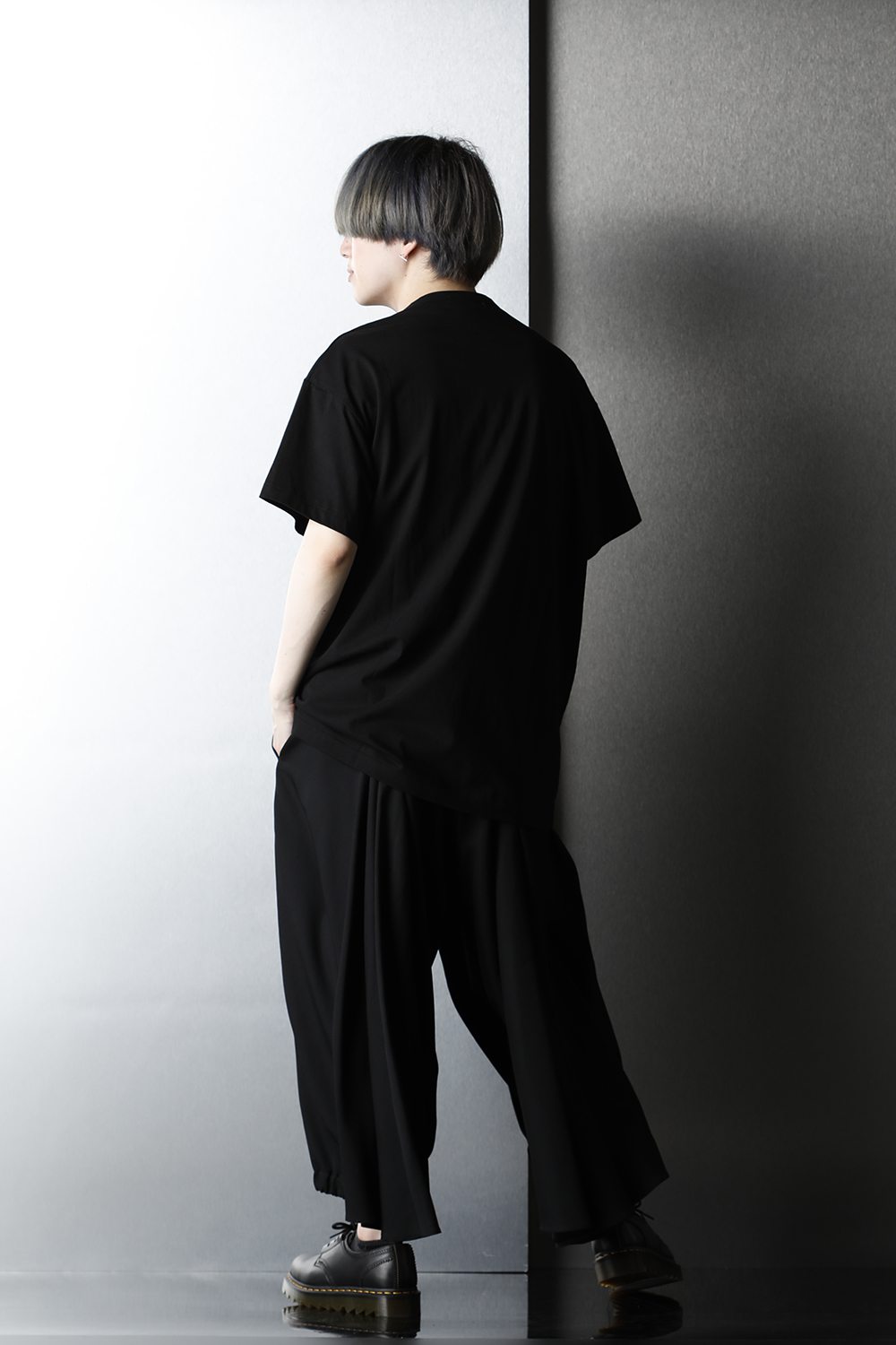 Fasntener Henry neck Short sleeve T-shirt