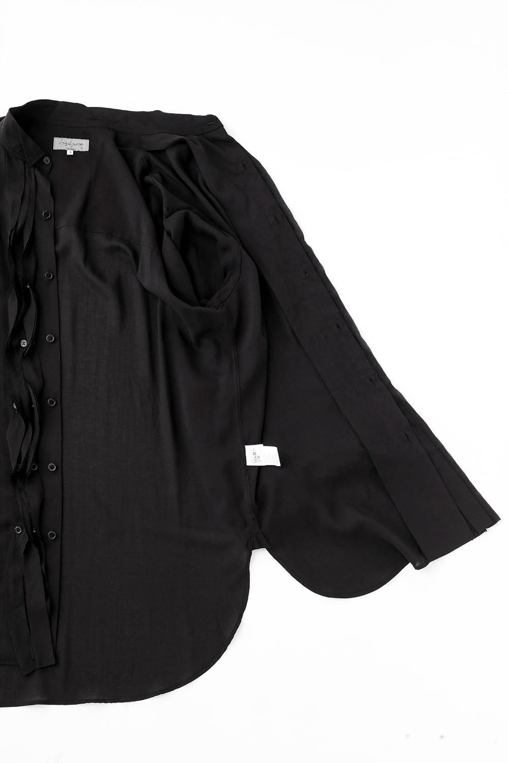 Raw Edge Frill Blouse