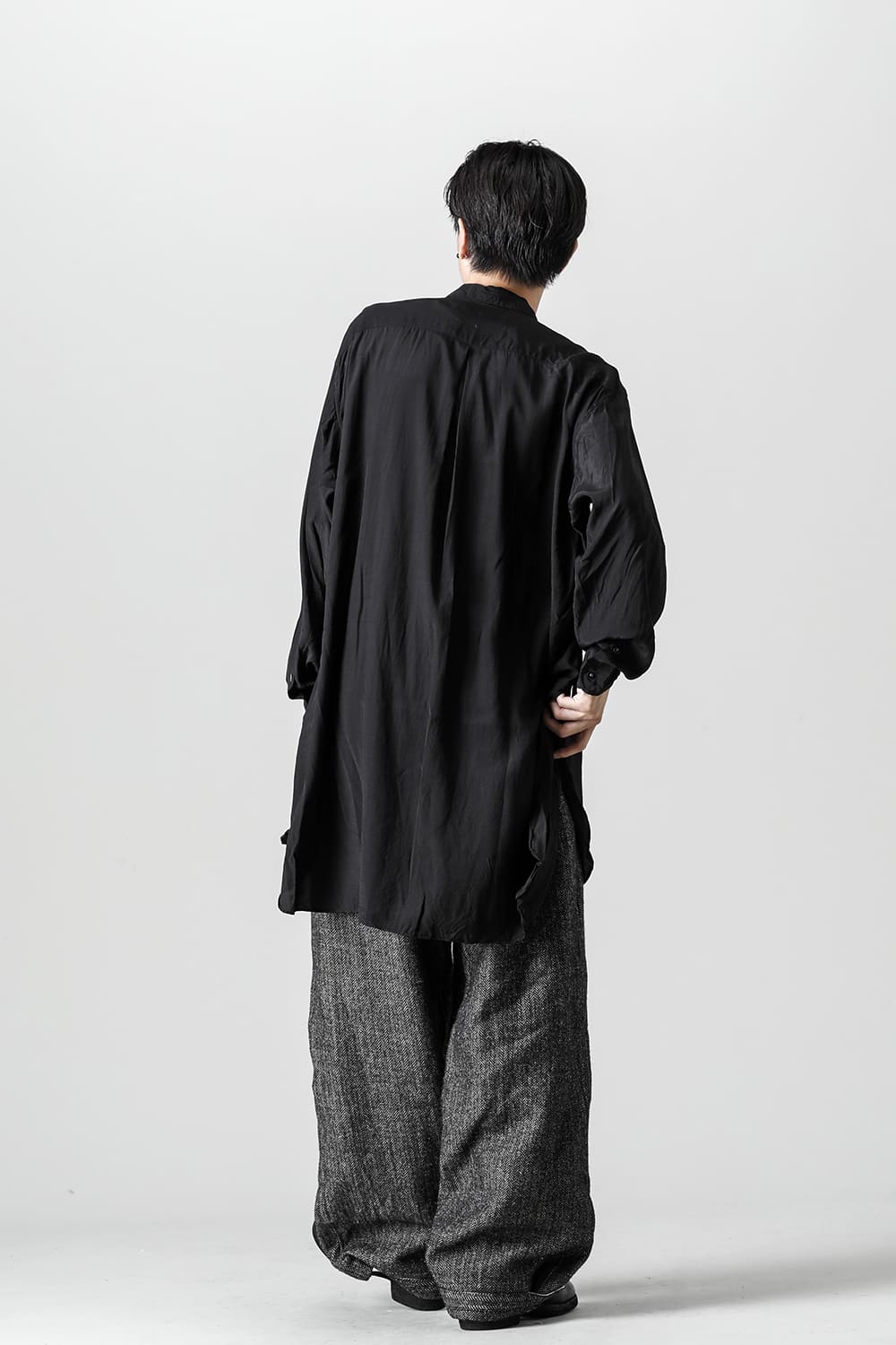 Over Sized Classic Wide Shirts Black
