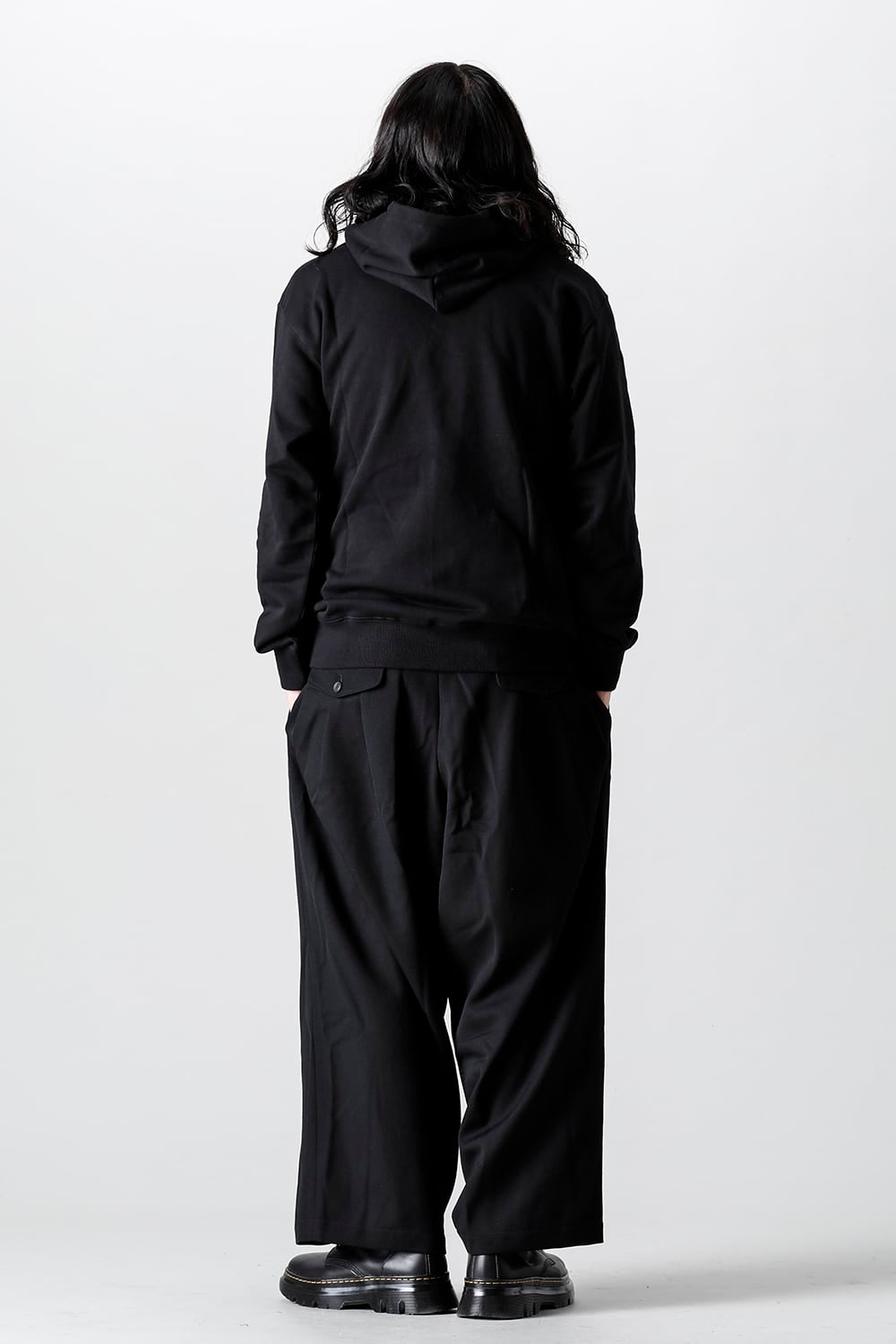 New Era × Yohji Yamamoto Front Logo print Hoodie