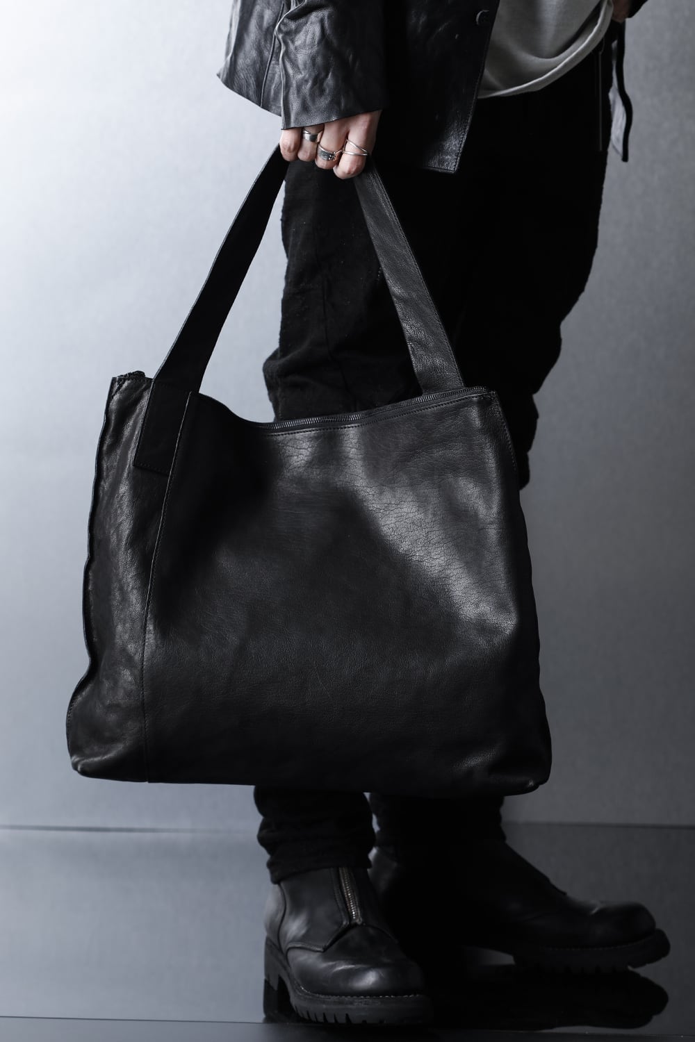 Leather shoulder bag 'simple' 2