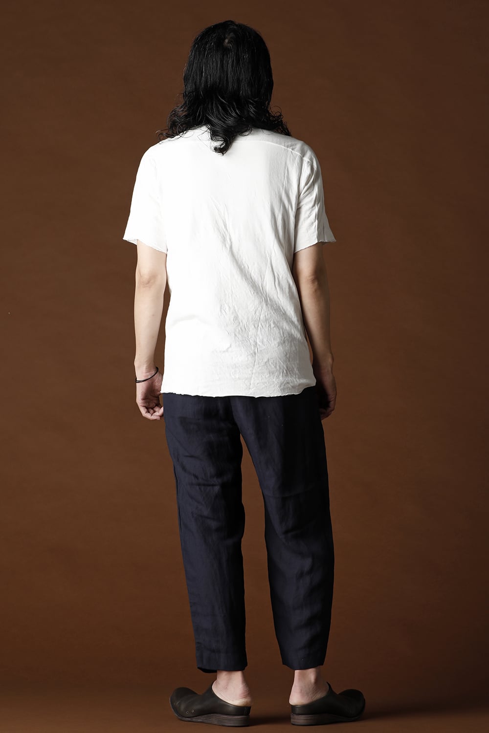Dual-Layered Fabric Cotton T-Shirts Off White