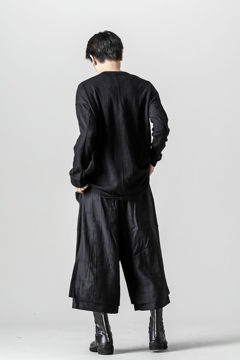 Layered Folklore Trousers - Cross Stitched