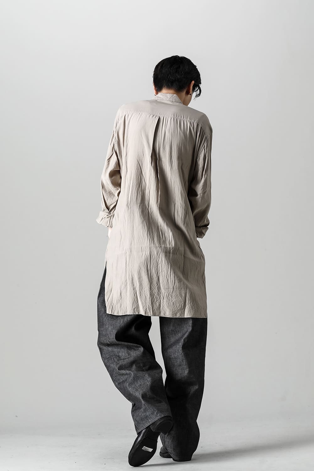 Over Sized Classic Wide Shirts Sand
