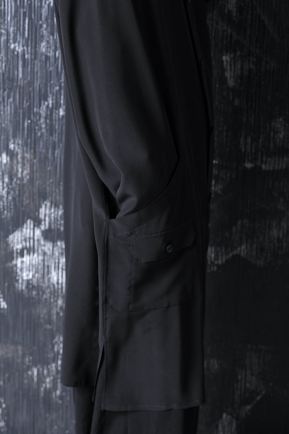 Double silk Out parts Blouse