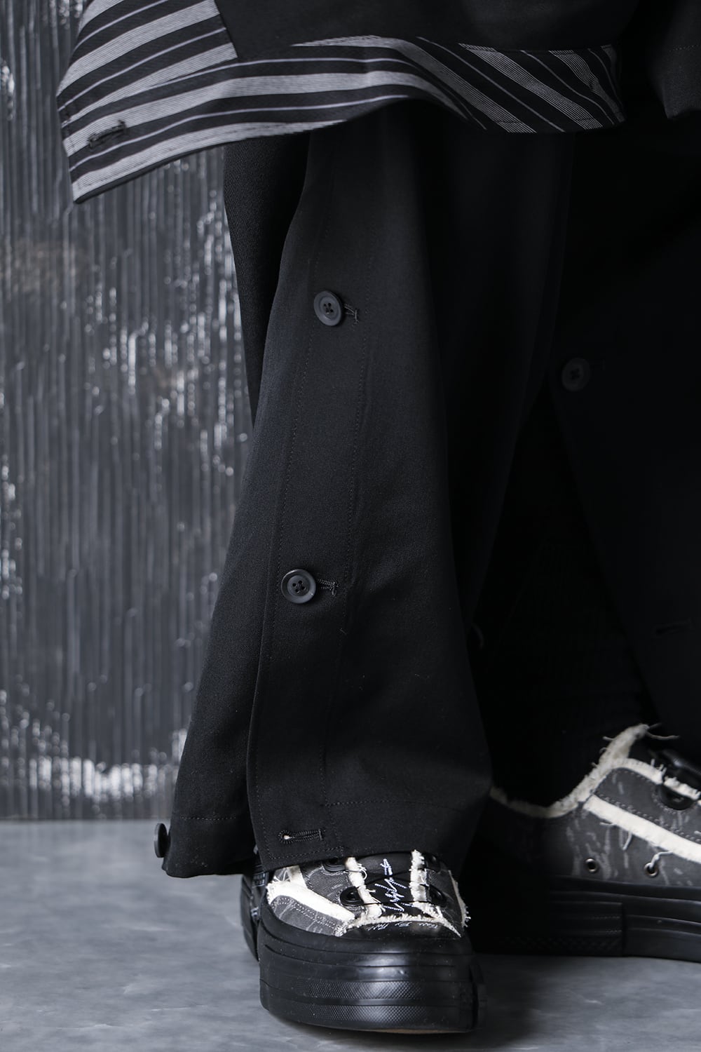 Front cover Wrinkle gabardine Pants